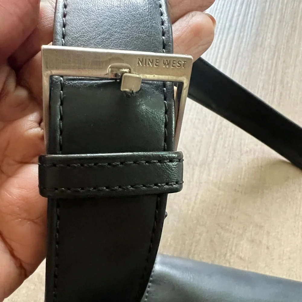 Nine West Laptop Bag Faux Leather With Adjustable Shoulder Strap